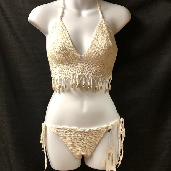 Boohoo Other - NWT Boohoo Crochet Bikini Shell